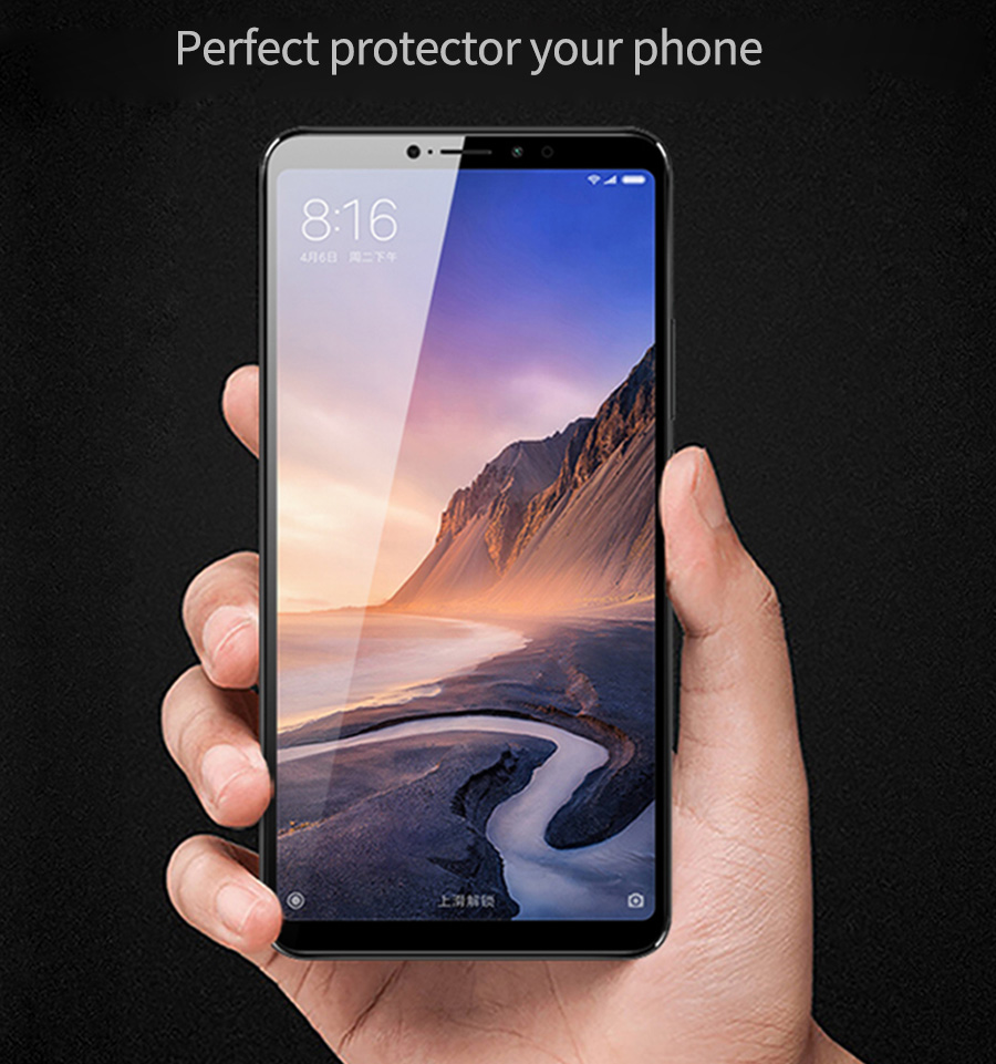 Bakeey-Anti-Explosion-Full-Cover-Tempered-Glass-Screen-replacement-Protector-For-Xiaomi-Mi-MAX-3-Non-1377689-1